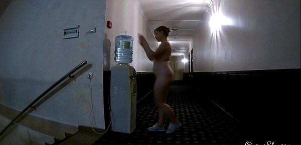  Compilation of three nude dares in hotel